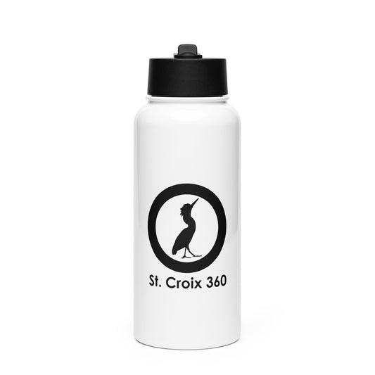 Stainless-steel Water Bottle with a Straw Lid (32oz)