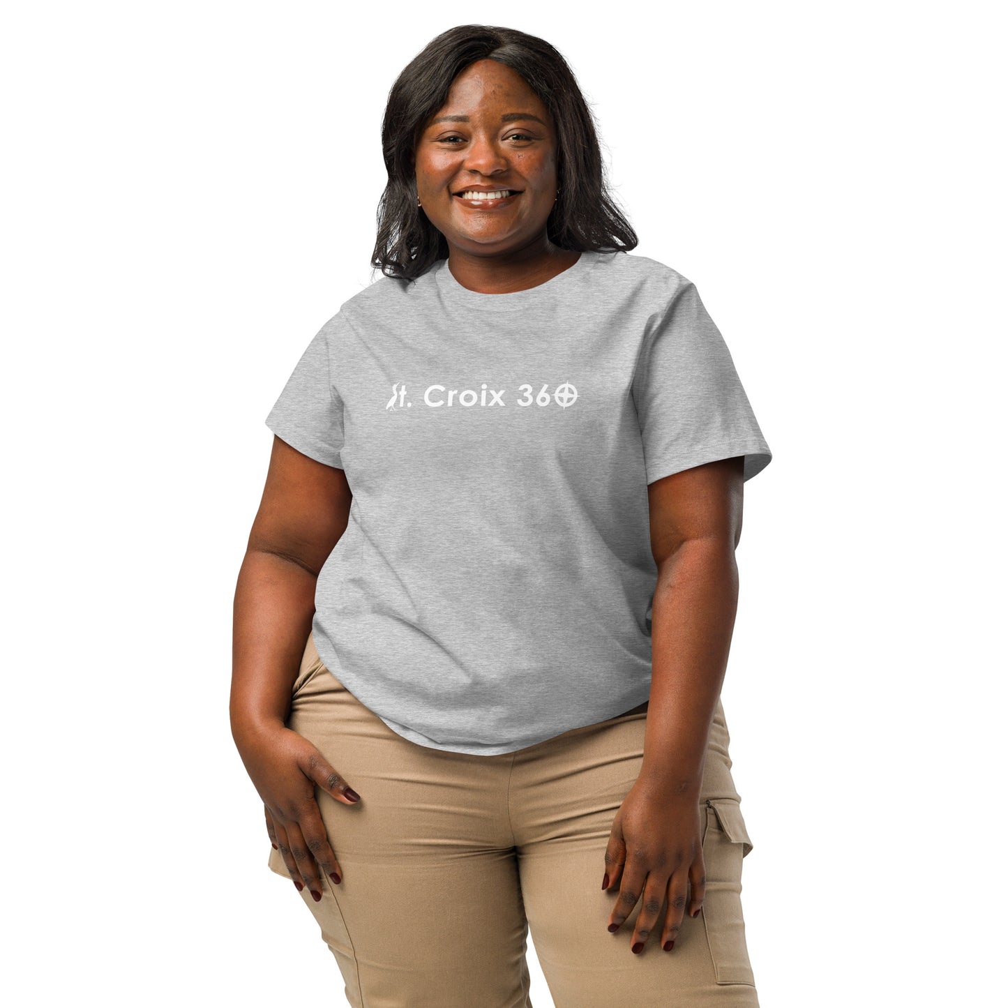 Women’s Organic Ribbed-Neck T-shirt