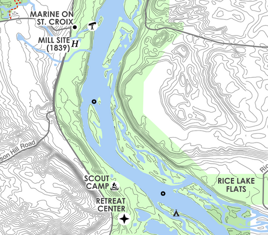 River Map: Wm. O'Brien State Park to Arcola