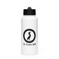 Stainless-steel Water Bottle with a Straw Lid (32oz)