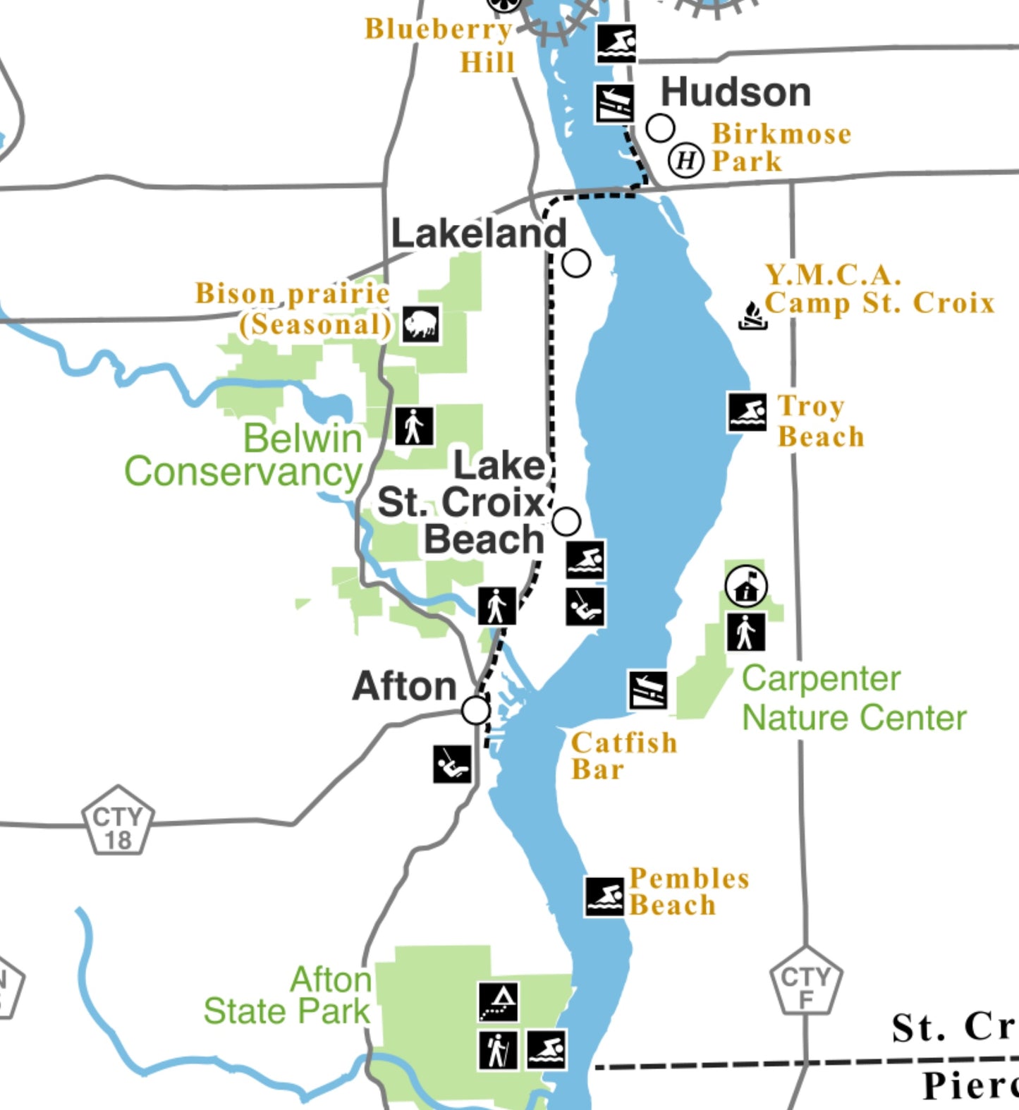 The St. Croix Valley Map