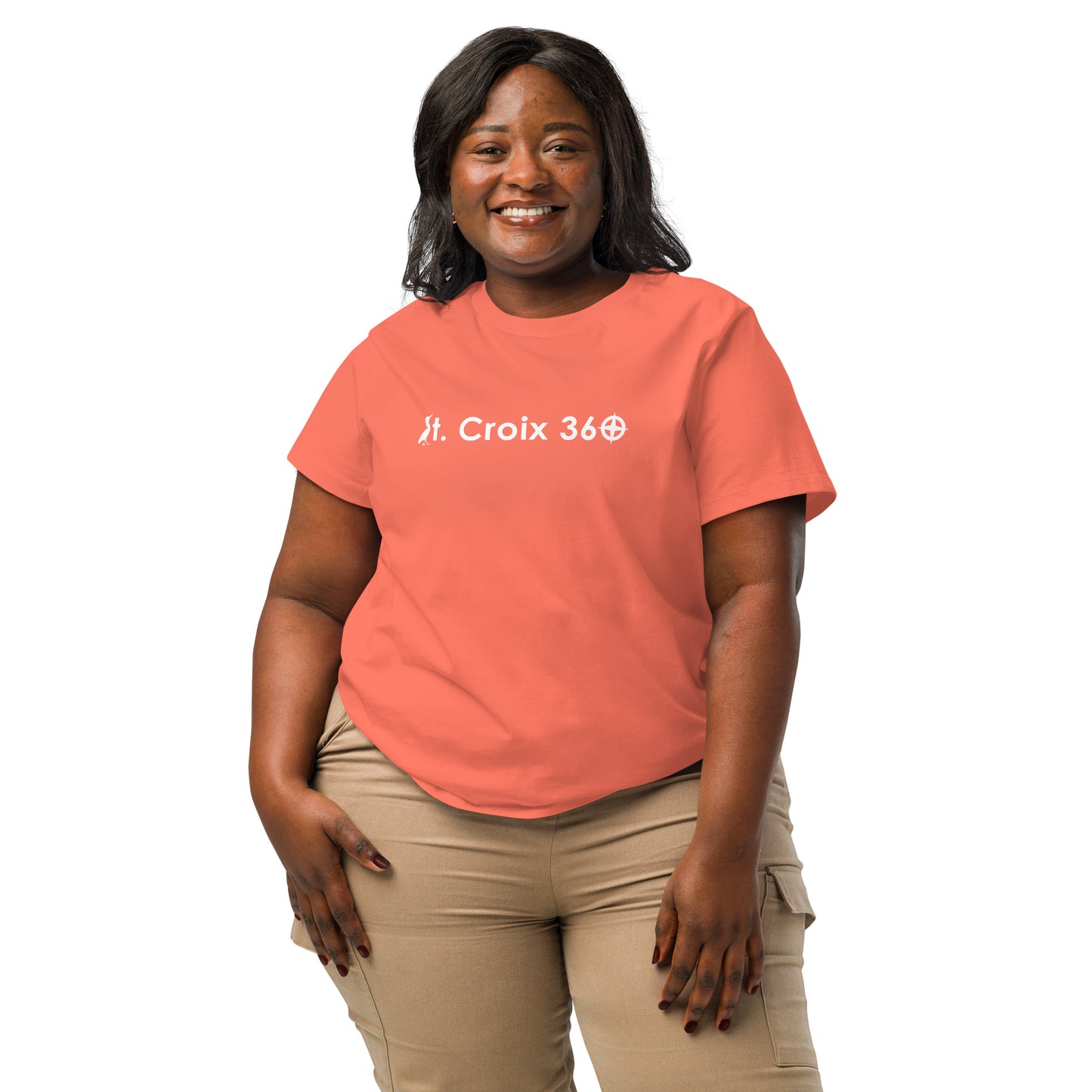 Women’s Organic Ribbed-Neck T-shirt